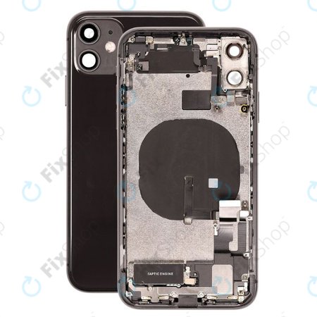Apple iPhone 11 - Rear Housing with Small Parts (Black)