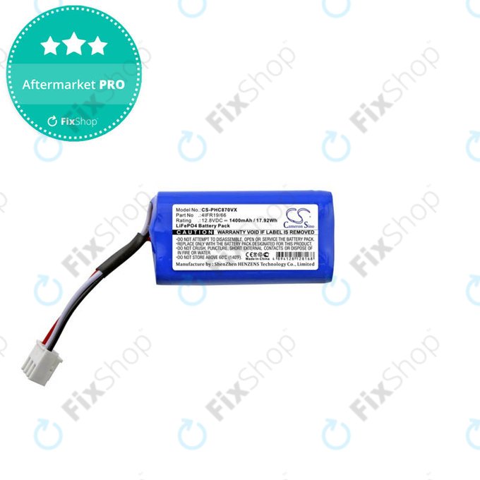 Severin Chill RB7022, RB7025, RB-7025, RB7720 - Battery 4404048 LiFePO4 12.8V 1400mAh HQ