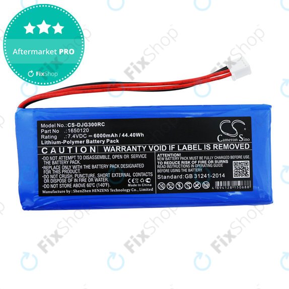 Battery for DJI Inspire 1, 2, Phantom 3, 4, 6000mAh, Li-Pol, 7.4V, 1650120, HQ