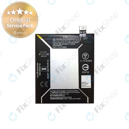 Google Pixel 3a - Battery G020E-B 3000mAh - G823-00105-01 Genuine Service Pack