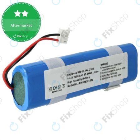 Ecovacs Deebot DJ35, DK35, DN55 - Battery S08-LI-144-2500 Li-Ion 14.4V 2600mAh