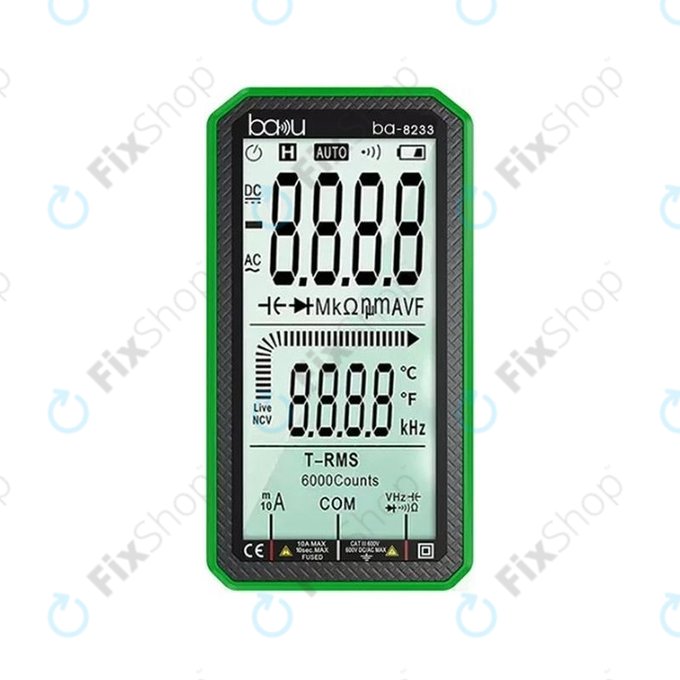 Baku BA-8233 - Professional Digital Multimeter with Touch Screen