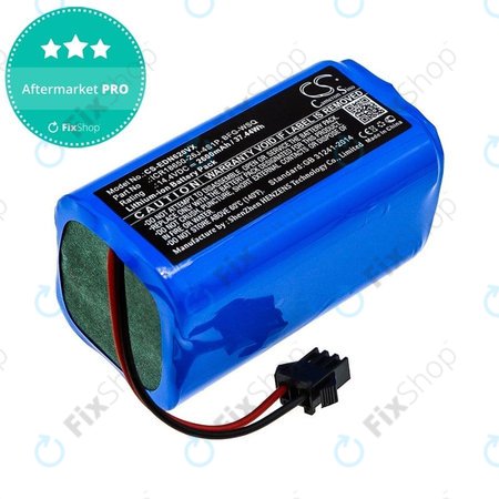 Ecovacs Deebot N79, N79S, Eufy RoboVac-series, Proscenic 850-series - Battery BFG-WSQ, ICR18650-26J-4S1P, UR18650ZY-4S1P-AAM Li-Ion 14.4V 2600mAh HQ