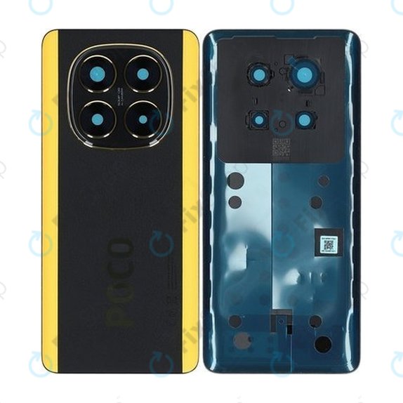 Xiaomi Poco X7 24095PCADG - Battery Cover (Black) - 5600080O16P00 Genuine Service Pack