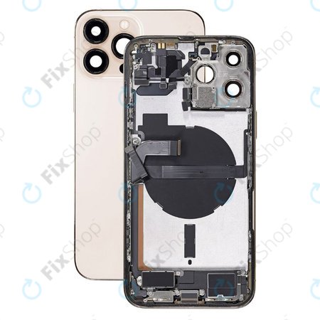 Apple iPhone 13 Pro Max - Rear Housing with Small Parts (Gold)
