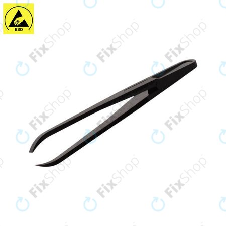 Plastic Antistatic Tweezer with Thin Curved Tip