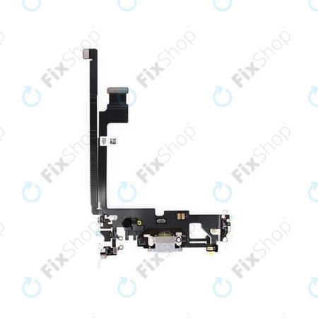 Apple iPhone 12 Pro Max - Charging Connector + Flex Cable (Silver)