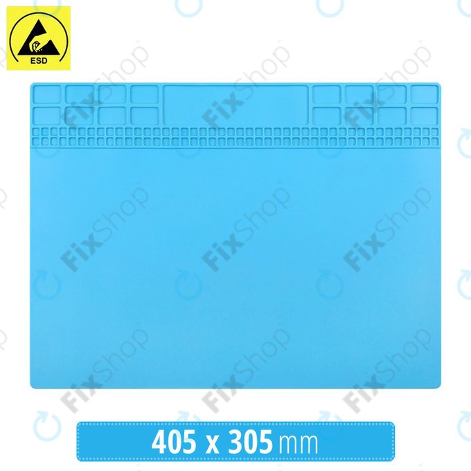 Sunshine SS-004B - Magnetic ESD Antistatic Heat-Resistant Silicone Pad - 40.5 x 30.5cm