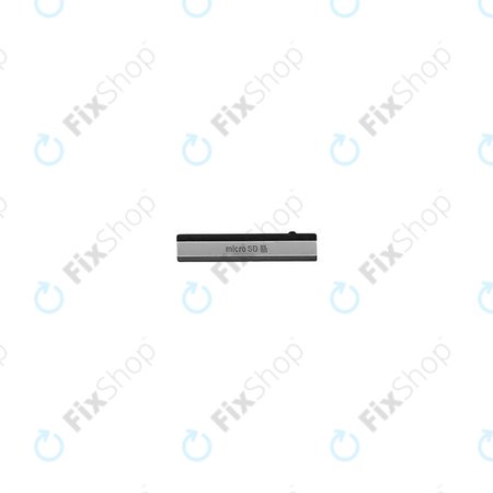 Sony Xperia Z2 D6503 - SD Tray Cover (Black) - 1284-6785 Genuine Service Pack