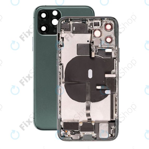 Apple iPhone 11 Pro - Rear Housing with Small Parts (Green)
