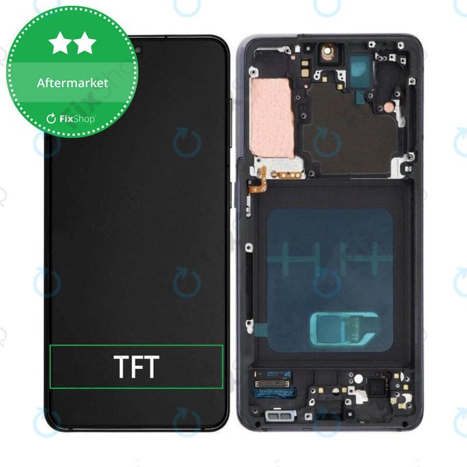 Samsung Galaxy S21 G991B - LCD Display + Touch Screen + Frame (Phantom Gray) TFT