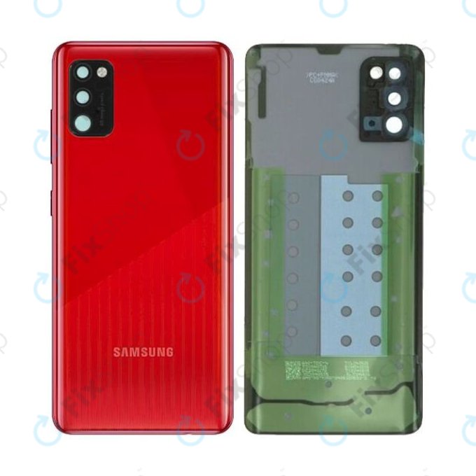 Samsung Galaxy A41 A415F - Battery Cover (Prism Crush Red) - GH82-22585B Genuine Service Pack