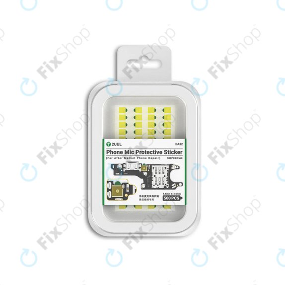 Protective Stickers, Phone Microphone, 2UUL DA32, 500pcs/Pack