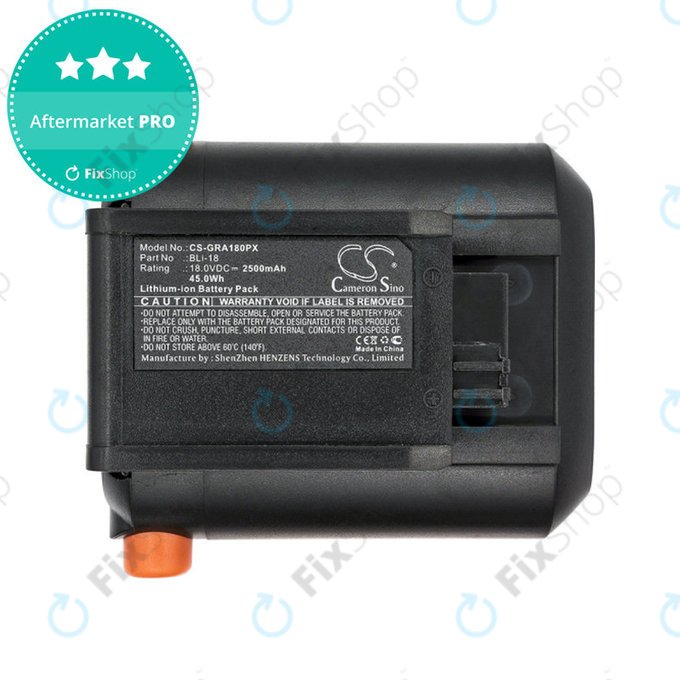 Battery for Gardena Accu Hedge, Accujet, Comfortcut Li-18, Easycut, Trimmer Easycut Li-18, 2500mAh, Li-Ion, 18V, BLi-18, HQ