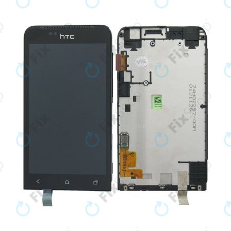 HTC One V - LCD Display + Touch Screen + Frame - 80H01297-00, 80H01297-03 Genuine Service Pack