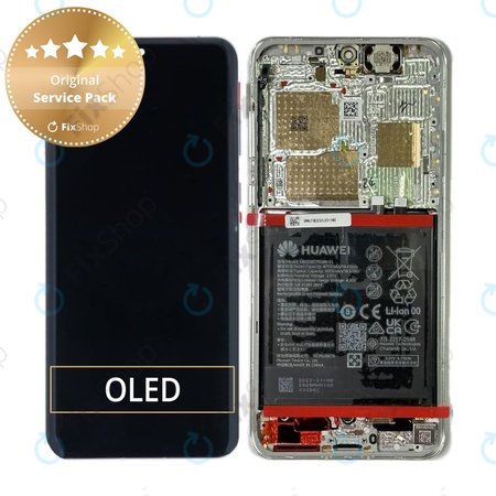 Huawei P60 Pro - LCD Display + Touch Screen + Frame + Battery - 02355MUT Genuine Service Pack
