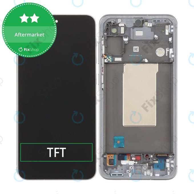 Samsung Galaxy A56 A566E - LCD Display + Touch Screen + Frame (Awesome Lightgray) TFT