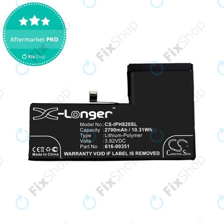 Apple iPhone X - Battery 616-00351 2700mAh HQ