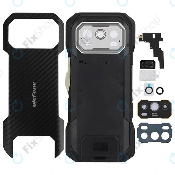 Ulefone Armor 27T Pro - Battery Cover Assembly (Black)