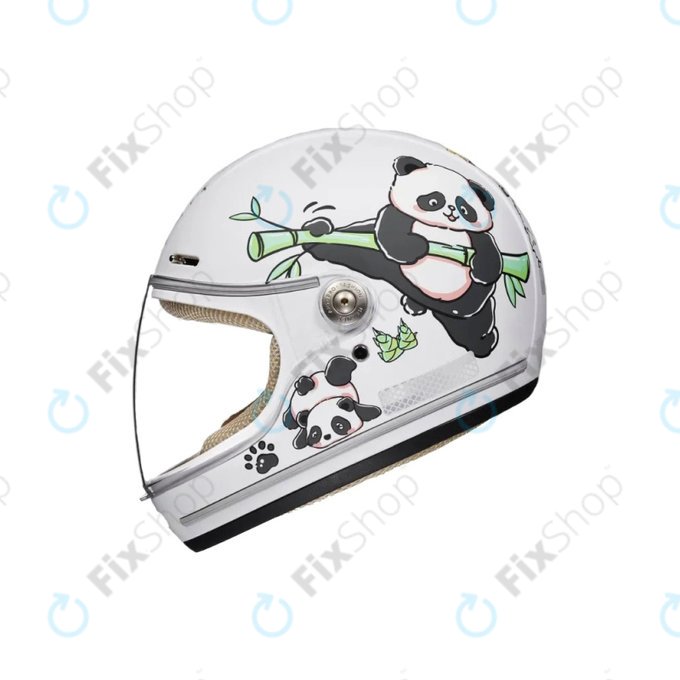 Kids Helmet for E-Scooter and Bike (46 - 52 cm) (Panda)
