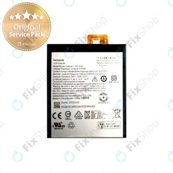 Lenovo Phab Plus 6,8 PB1-770M - Battery L14D1P31, 3500mAh - SB18C00022 Genuine Service Pack