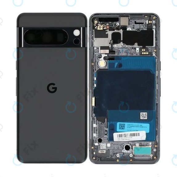 Google Pixel 8 Pro GC3VE, G1MNW - Battery Cover (Obsidian) - G949-00693-01 Genuine Service Pack