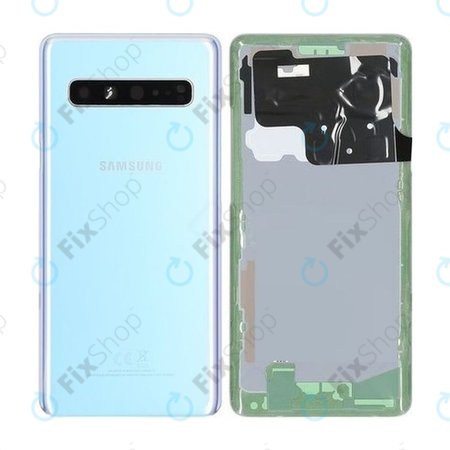 Samsung Galaxy S10 5G G977B - Battery Cover (Crown Silver) - GH82-19500A Genuine Service Pack