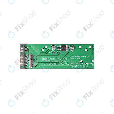 Apple MacBook Air 11" A1465, Air 13" A1466, Pro 13" A1425, Pro 15" A1398 (Mid 2012, Late 2012) - Adapter SSD to SATA