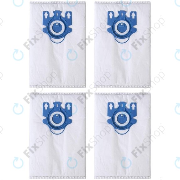 Dust Bag, 4pcs for Miele Classic C1, Complete C2, Complete C3, S2, S5, S8, S 400i - S 858