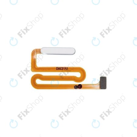 Samsung Galaxy A12 A125F - Fingerprint Sensor + Flex Cable (White) - GH96-14087B Genuine Service Pack