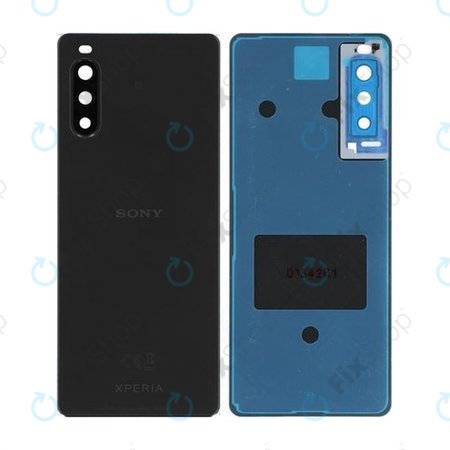Sony Xperia 10 II - Battery Cover (Black) - A5019526A Genuine Service Pack