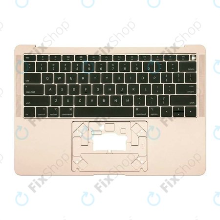 Apple MacBook Air 13" A1932 (2018 - 2019) - Top Keyboard Frame + Keyboard US (Gold)