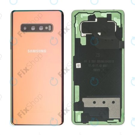 Samsung Galaxy S10 Plus G975F - Battery Cover (Canary Yellow) - GH82-18406G Genuine Service Pack
