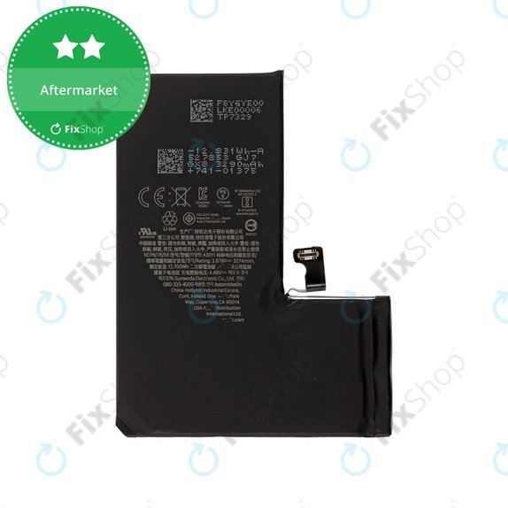 Battery for iPhone 15 Pro, 3274mAh, A3011
