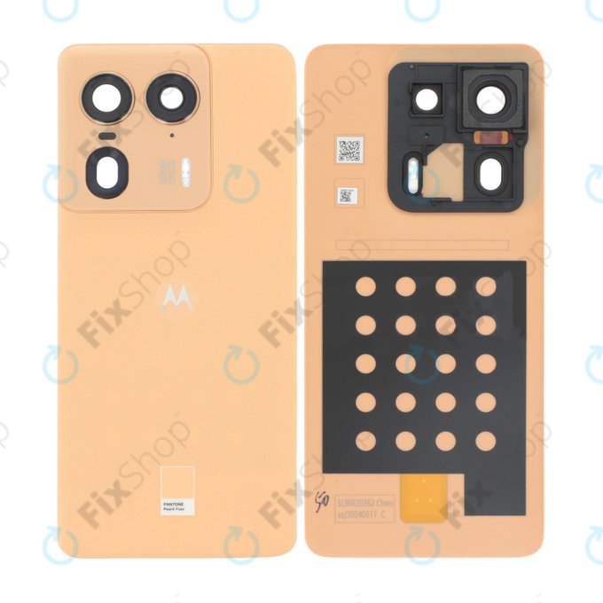 Motorola Edge 50 Ultra - Battery Cover (Peach Fuzz) - 5S58C24473 Genuine Service Pack