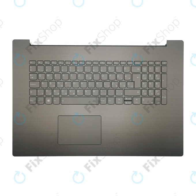 Lenovo Ideapad 330-17ISK - Cover C (Armrest) + Keyboard DE (Platinum Gray) - 77033804 Genuine Service Pack