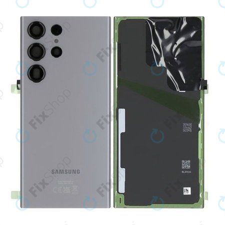 Samsung Galaxy S23 Ultra S918B - Battery Cover (Graphite) - GH82-30400E Genuine Service Pack
