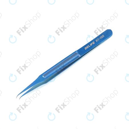 Relife RT-15D - Titanium Alloy Tweezer with Curved Tip (140mm)