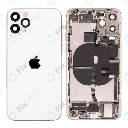 Apple iPhone 11 Pro - Rear Housing with Small Parts (Silver)