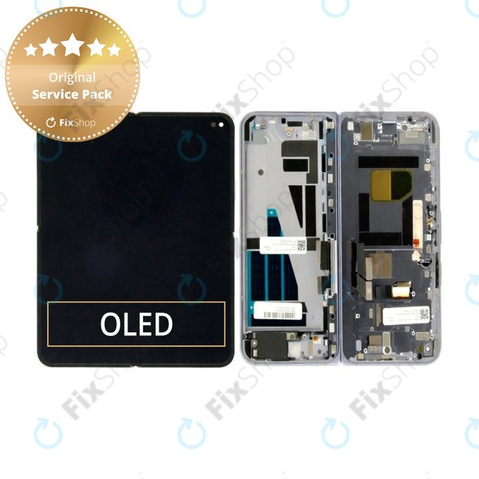 Display for Google Pixel 10 Pro Fold, Inner, Moonstone, Touch Screen without Frame, G949-01522-00, Genuine Service Pack