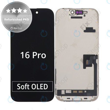 Apple iPhone 16 Pro - LCD Display + Touch Screen + Frame Refurbished PRO