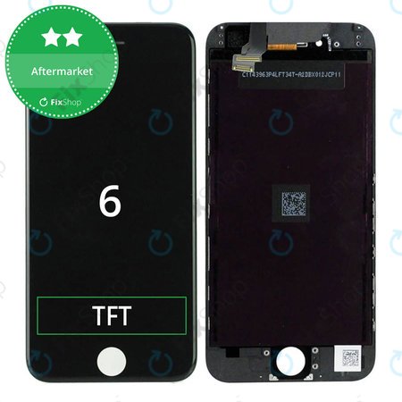 Apple iPhone 6 - LCD Display + Touch Screen + Frame (Black) TFT