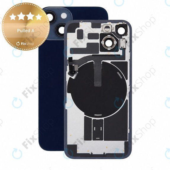 Rear Housing Glass for iPhone 14, Midnight, Pulled A