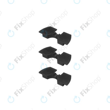 Xiaomi Mi Electric Scooter 1S, 2 M365, Essential, Pro, Pro 2 - Vibration Dampers (Black) - 3pcs