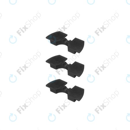 Xiaomi Mi Electric Scooter 1S, 2 M365, Essential, Pro, Pro 2 - Folding Mechanism Rubber Pad (Black) - 3pcs