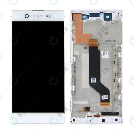 Sony Xperia XA1 Ultra G3221 - LCD Display + Touch Screen + Frame (White) - 78PB3400020