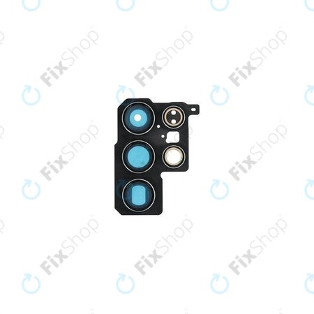 Samsung Galaxy S22 Ultra S908B - Rear Camera Lens Frame (Silver) - GH98-47127C Genuine Service Pack