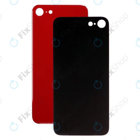 Apple iPhone 8 - Rear Housing Glass (Red)