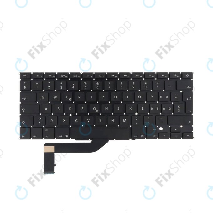 Apple MacBook Pro 15" A1398 (Mid 2012 - Mid 2015) - Keyboard CH
