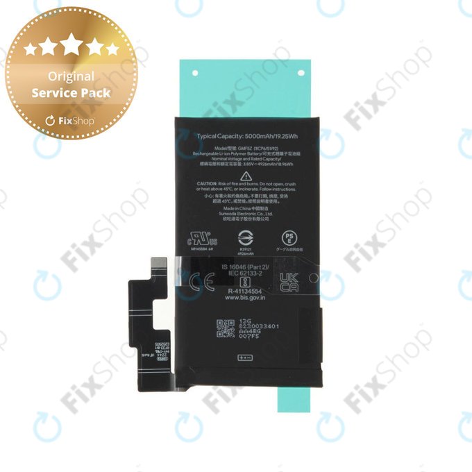 Google Pixel 7 Pro GP4BC GE2AE - Battery GMF5Z 5000mAh - G949-00304-01 Genuine Service Pack